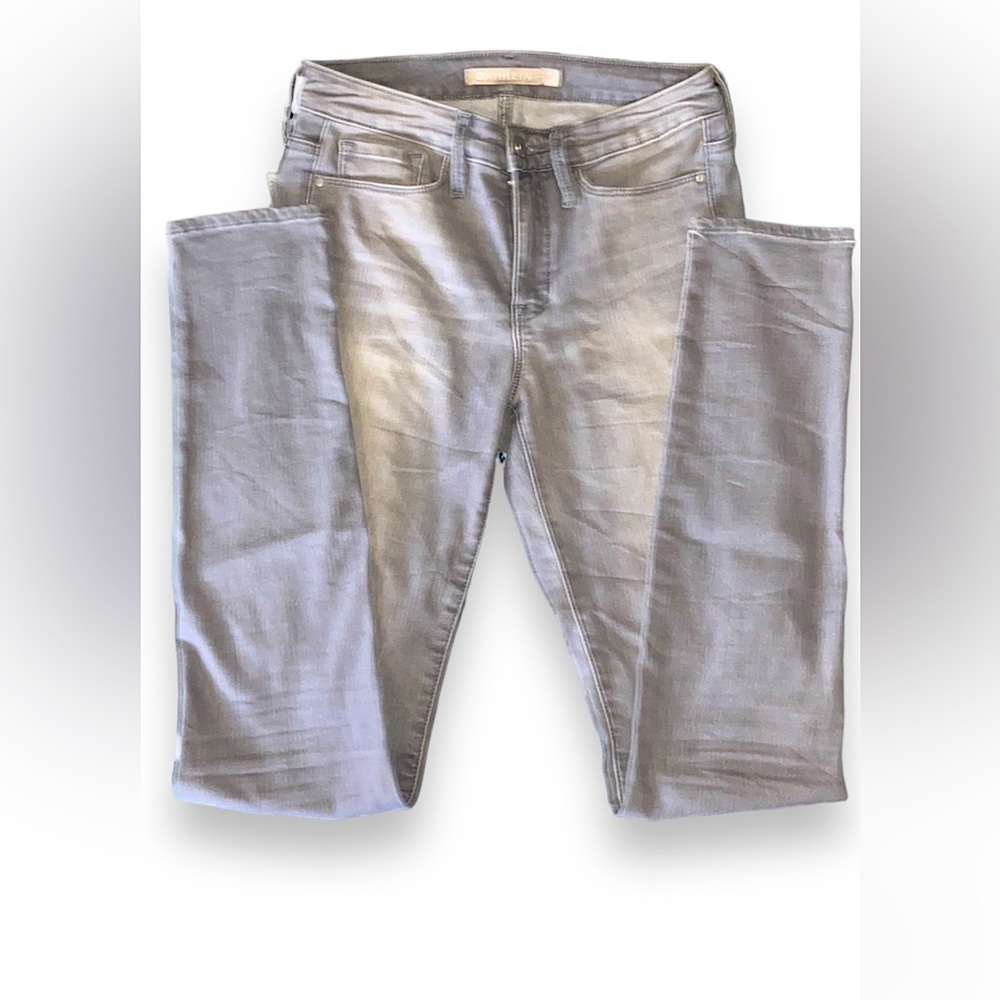 Athleta Sculptex skinny jeans grey 4 LONG